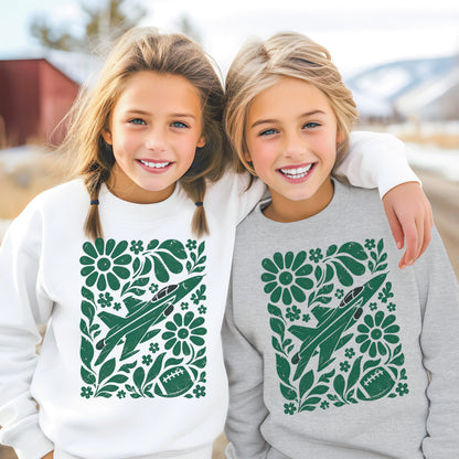New York Boho Football Graphic Youth Sweatshirt