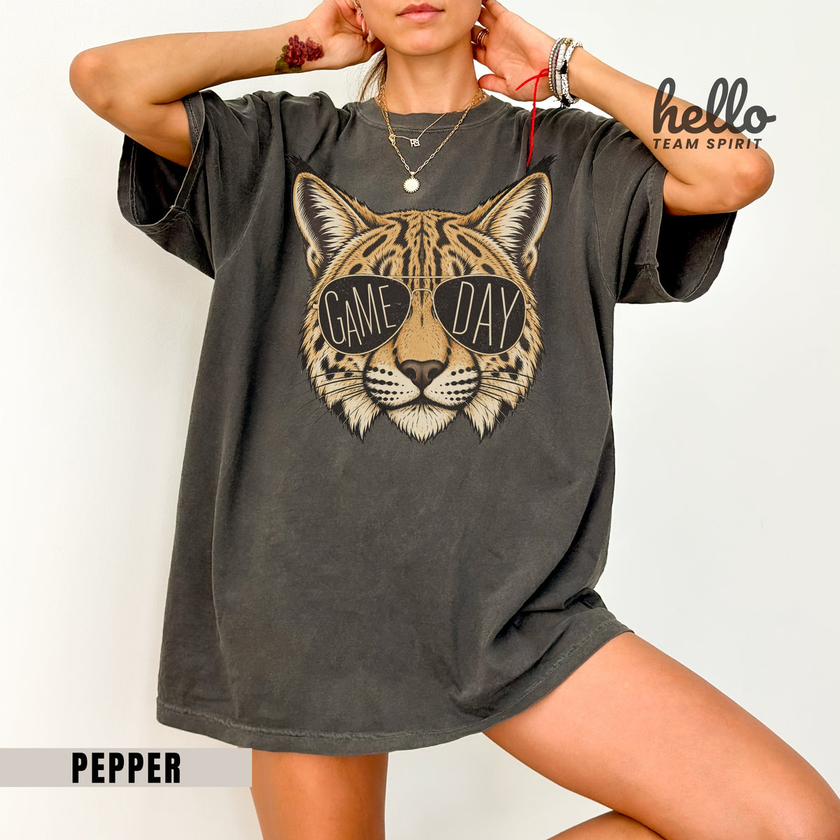 Wildcat Vintage School Spirit Graphic T-shirt