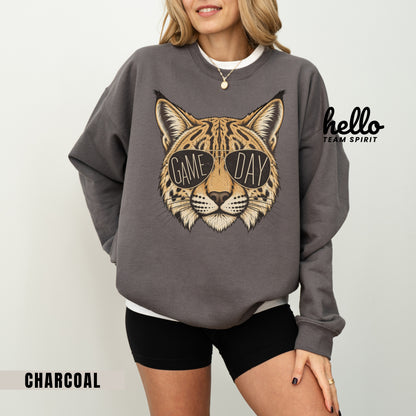 Wildcat Vintage School Spirit Graphic Sweatshirt