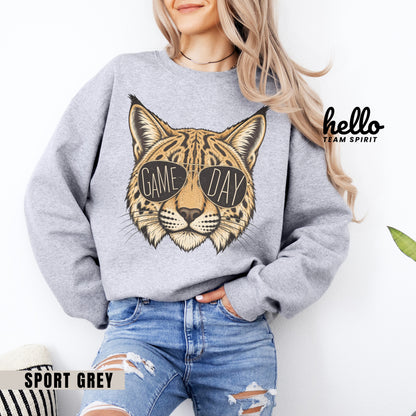 Wildcat Vintage School Spirit Graphic Sweatshirt