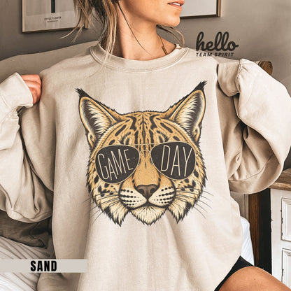 Wildcat Vintage School Spirit Graphic Sweatshirt