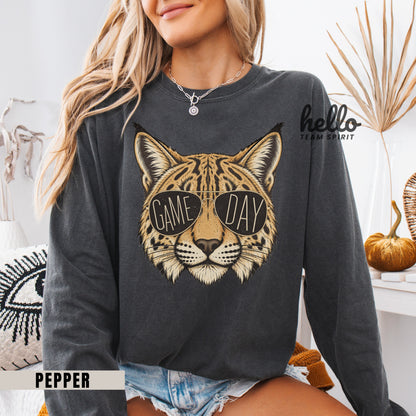 Wildcat Vintage School Spirit Graphic Sweatshirt