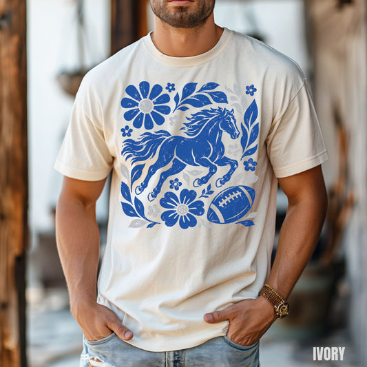 Indianapolis Boho Football Graphic T-shirt
