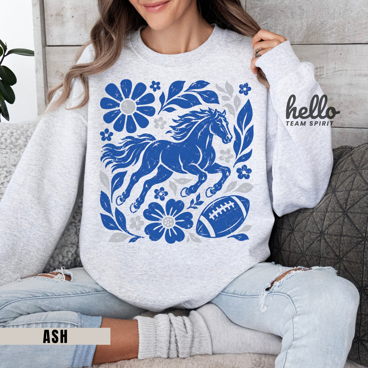 Indianapolis Boho Football Graphic Sweatshirt