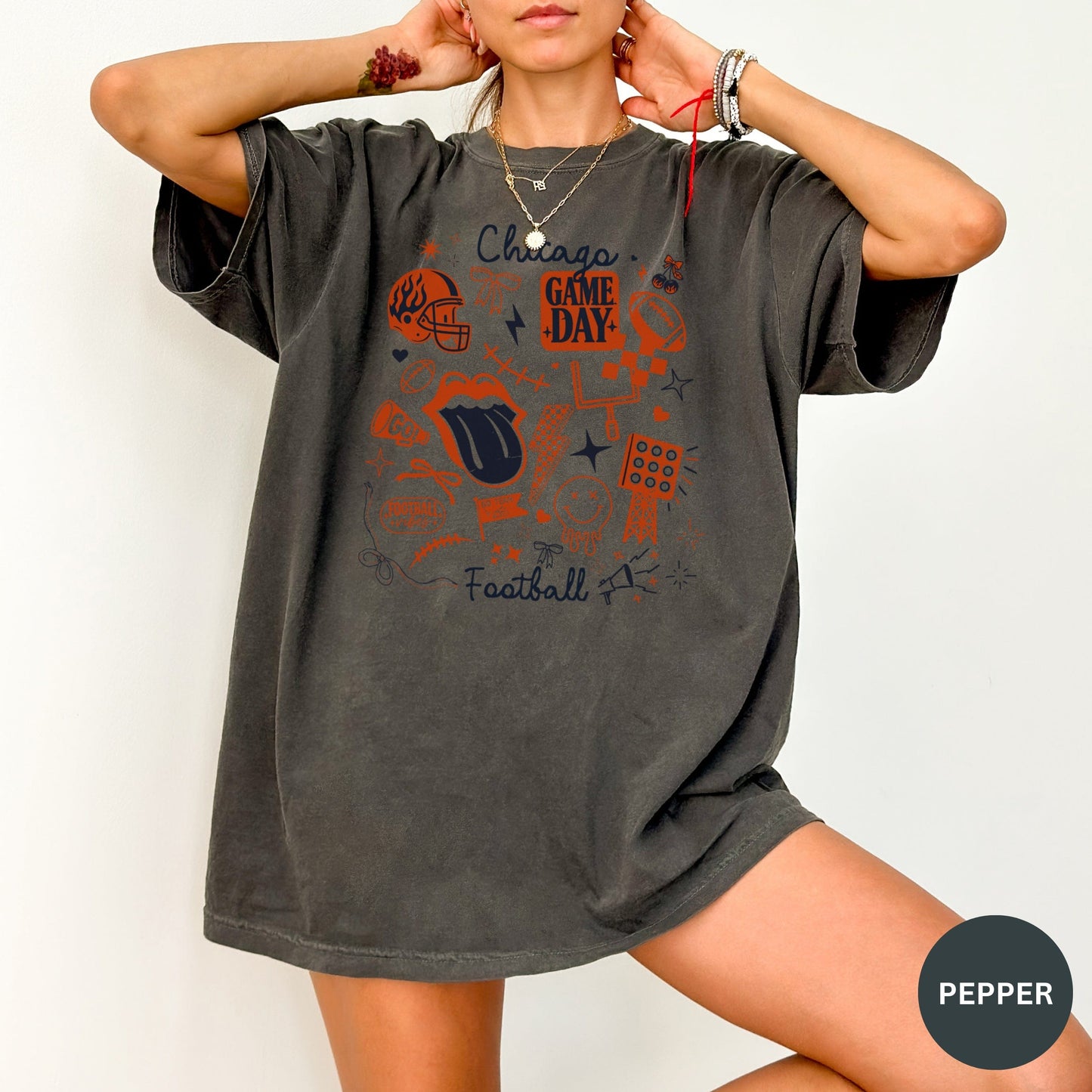 Chicago Doodle Comfort Colors Tshirt