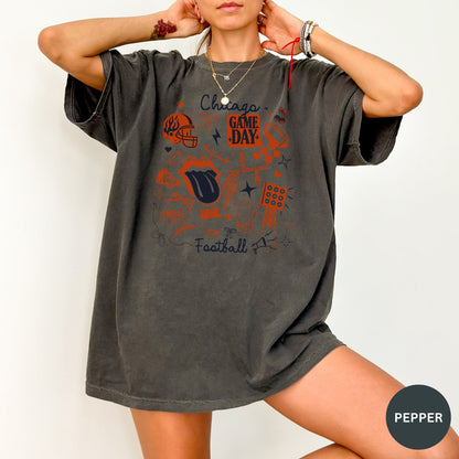 Chicago Doodle Comfort Colors Tshirt
