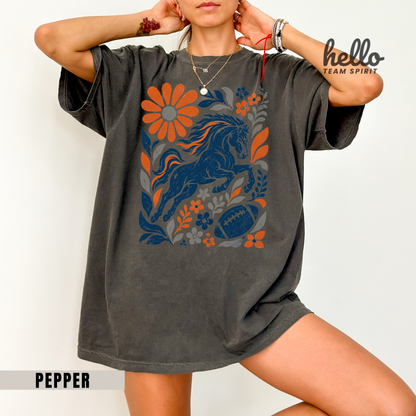 Denver Boho Football Graphic T-shirt