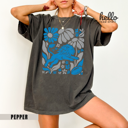 Detroit Boho Football Graphic T-shirt