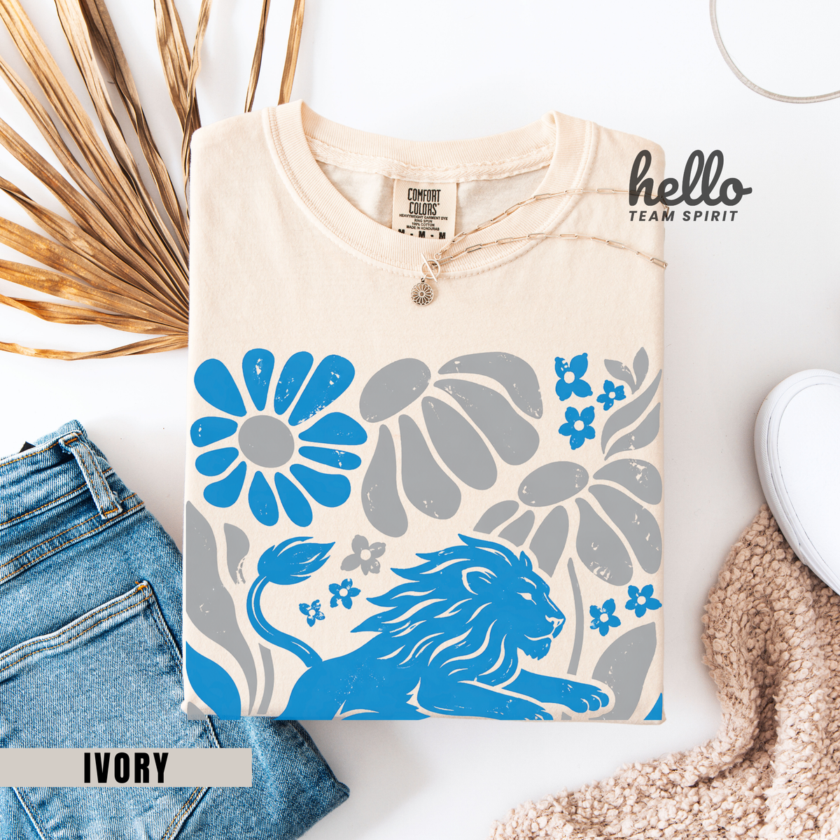 Detroit Boho Football Graphic T-shirt