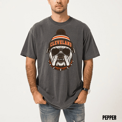 Cleveland Retro Football Graphic T-shirt
