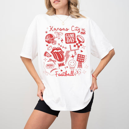 KC Doodle Comfort Colors Tshirt