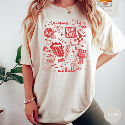 KC Doodle Comfort Colors Tshirt