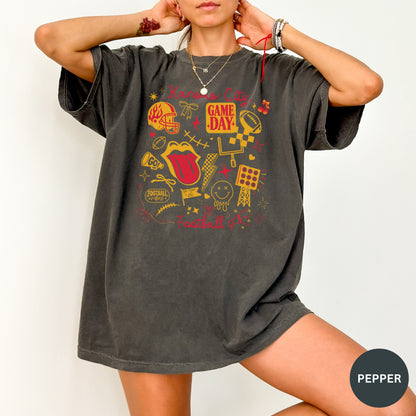KC Doodle Comfort Colors Tshirt