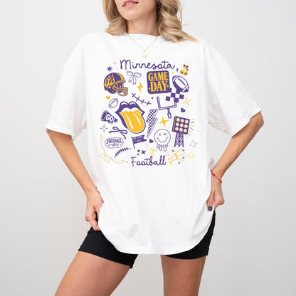 Minnesota Doodle Comfort Colors Tshirt