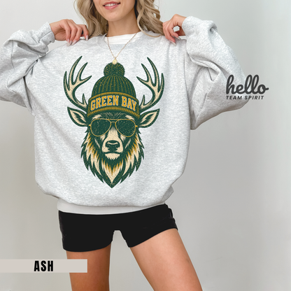 Green Bay Woodland Football Graphic Sweatshirt