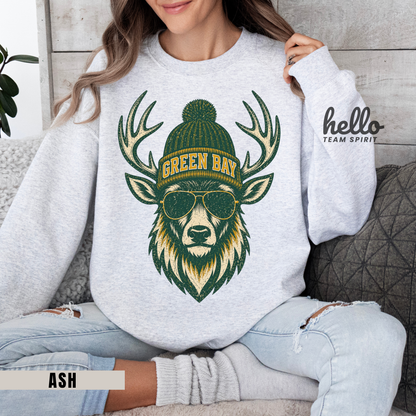 Green Bay Woodland Football Graphic Sweatshirt