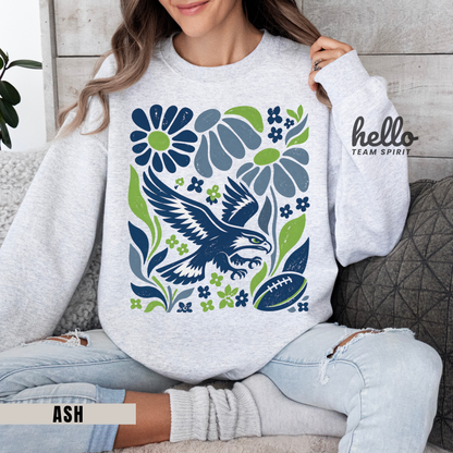 Seattle Boho Football Graphic Sweatshirt