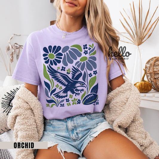 Seattle Boho Football Graphic T-shirt