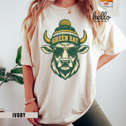 Green Bay Western Character Football Graphic