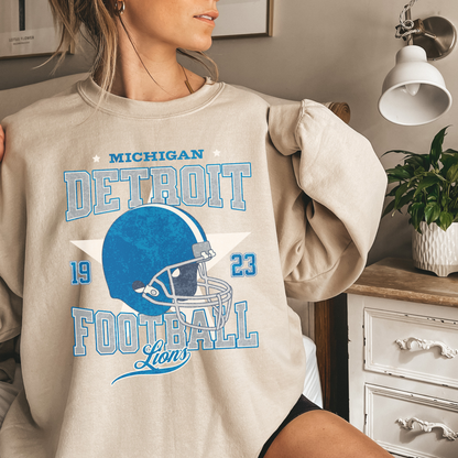 Detroit Star Football Sweatshirt