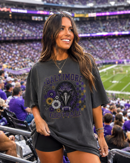 Baltimore Retro Football Graphic T-shirt