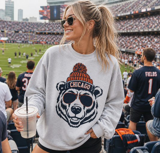 Chicago Beanie Crewneck Sweatshirt