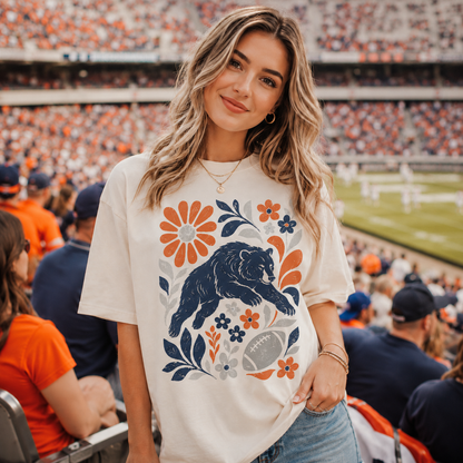 Chicago Boho Football Graphic