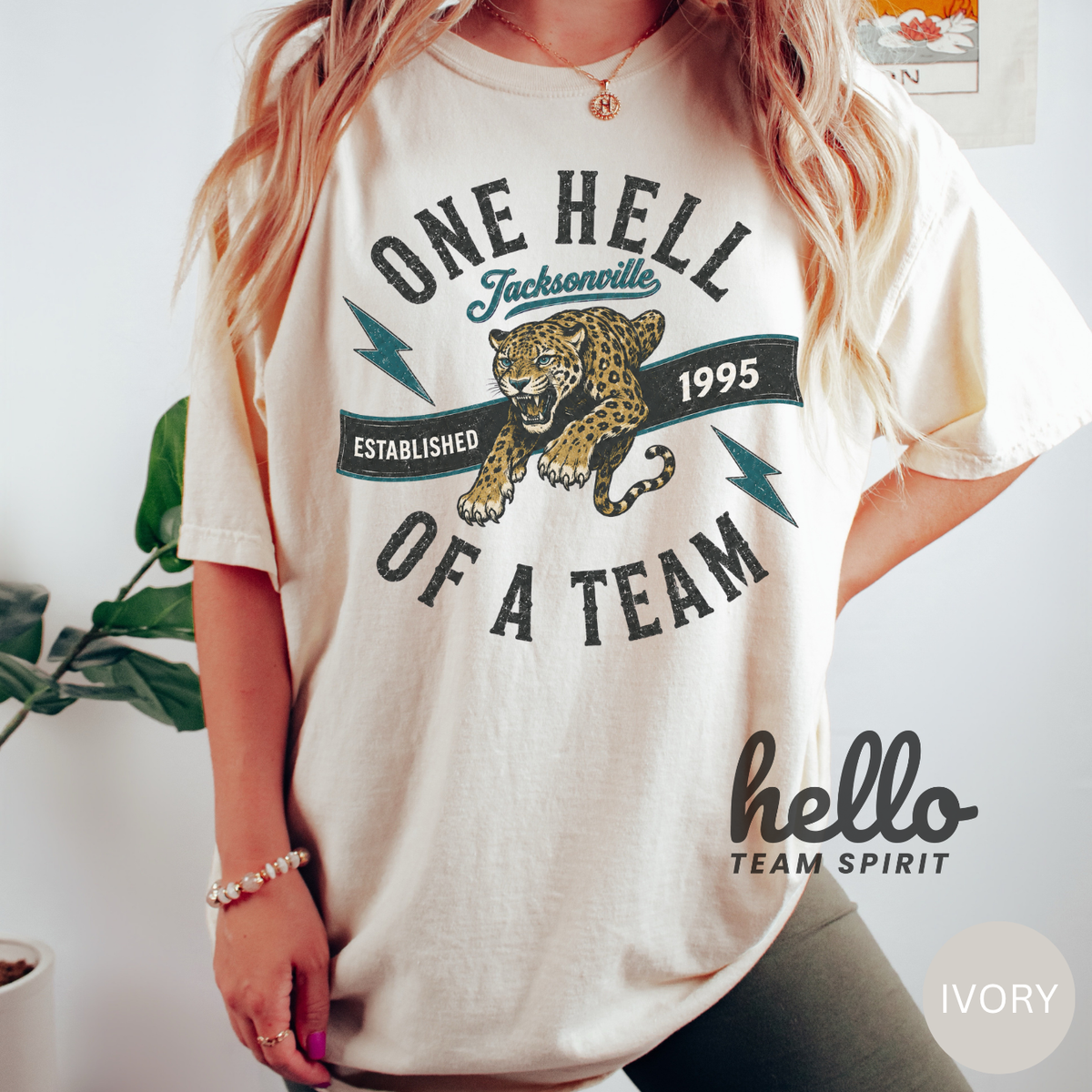 Jacksonville Established Football Graphic T-shirt