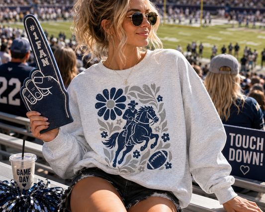 Dallas Boho Football Graphic Sweatshirt