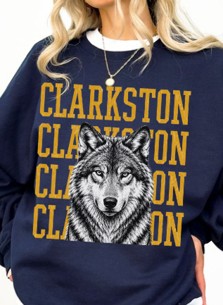 Clarkston Wolves Graphic Sweatshirt