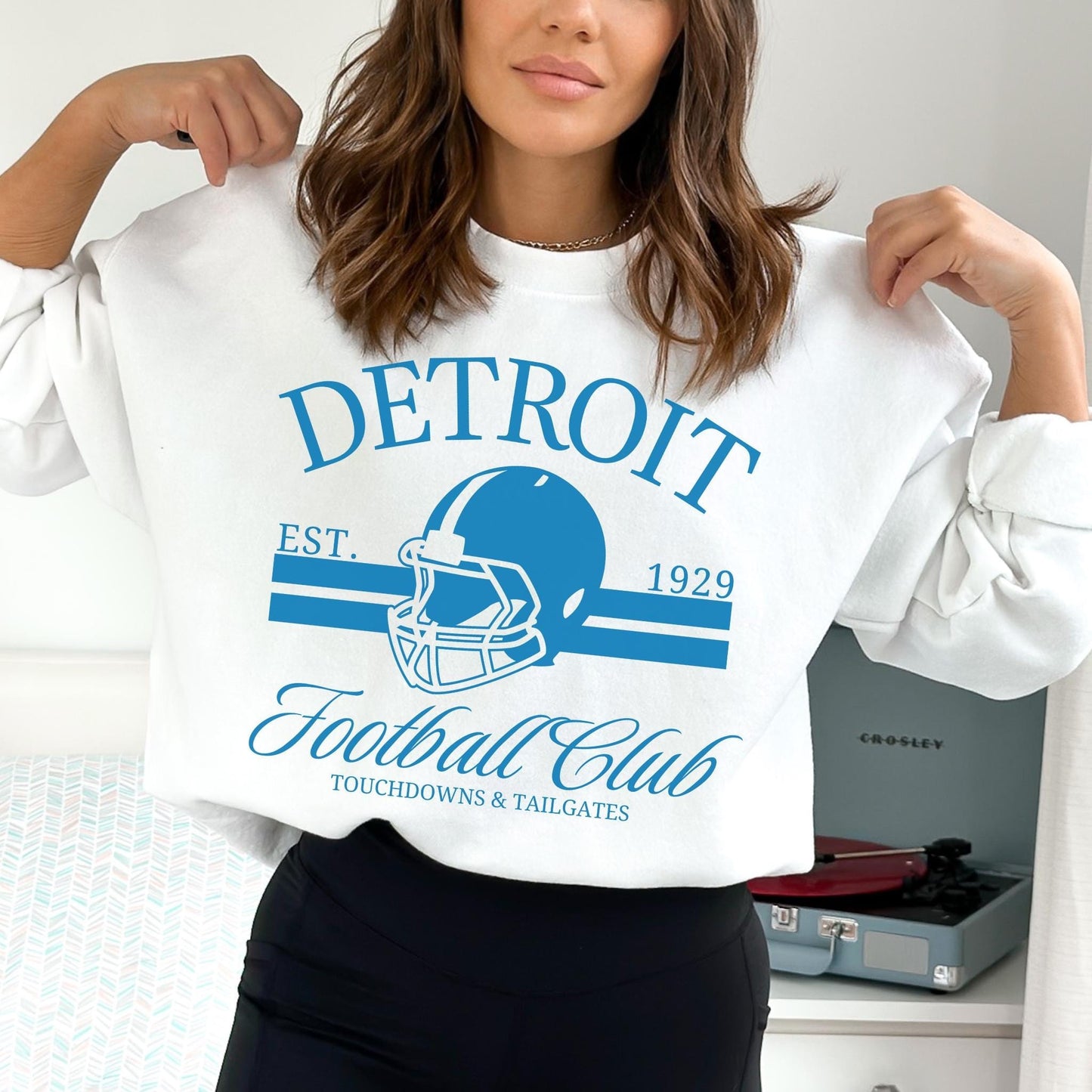 Detroit Football Lion Mascot Sweatshirt, Detroit Football Tee, Detroit Football Shirt, Detroit Sweater, Sunday Football, Tailgate Game Day