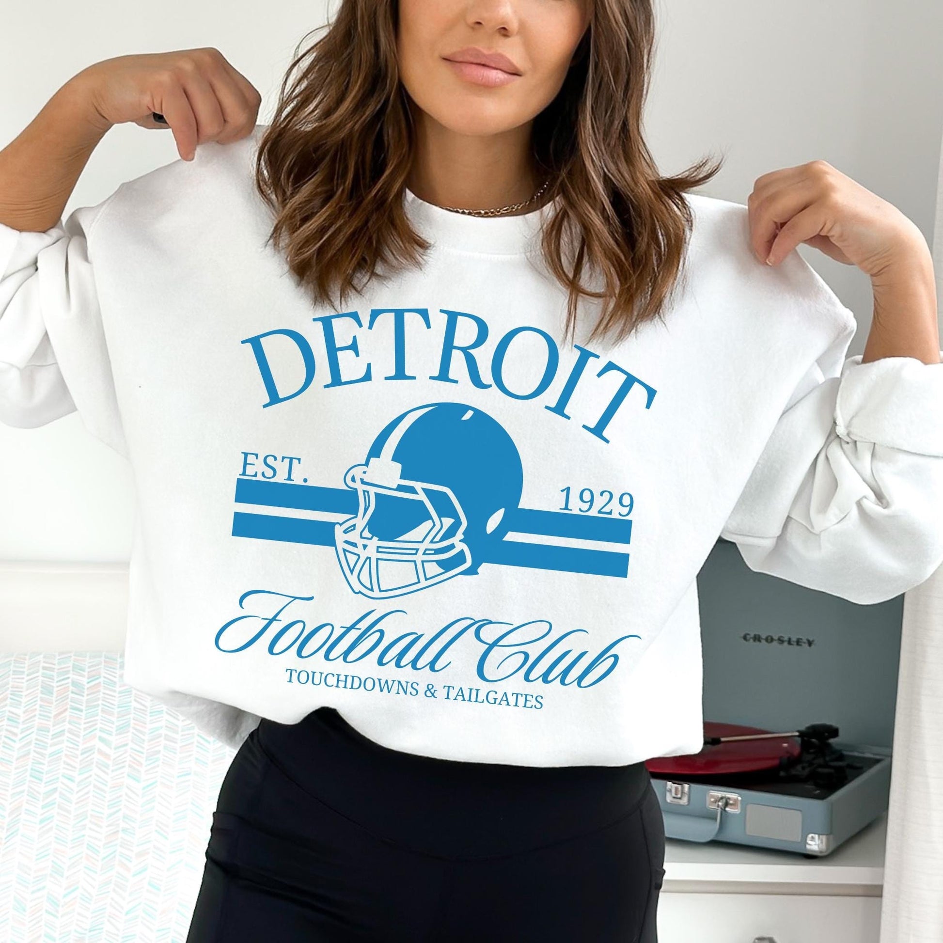 Detroit Football Lion Mascot Sweatshirt, Detroit Football Tee, Detroit Football Shirt, Detroit Sweater, Sunday Football, Tailgate Game Day