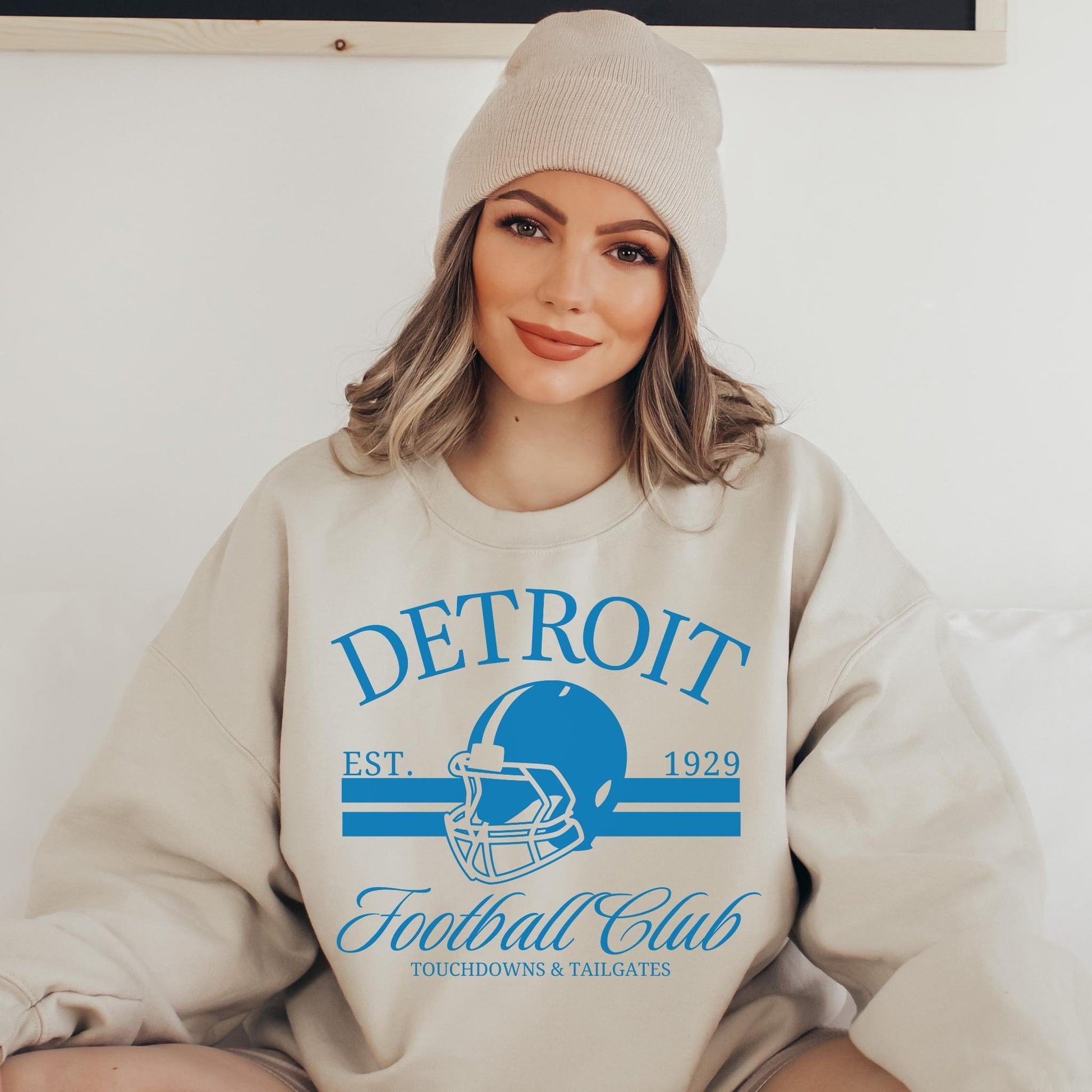 Detroit Football Lion Mascot Sweatshirt, Detroit Football Tee, Detroit Football Shirt, Detroit Sweater, Sunday Football, Tailgate Game Day