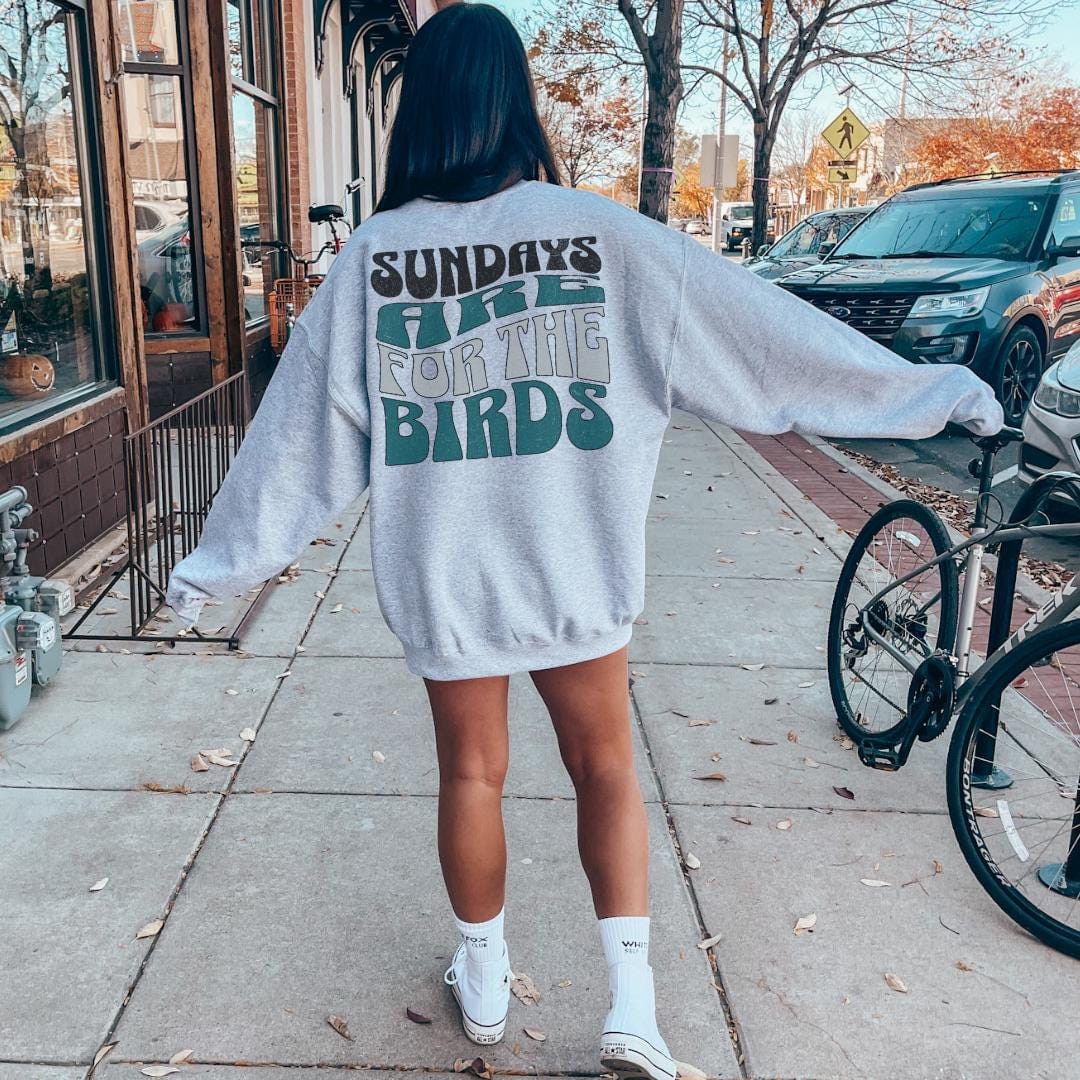 Philadelphia Football Sweatshirt, Philadelphia Eagles Sweatshirt, Sundays are for the Birds, Philadelphia Eagles Shirt, Bird Gang Outfit