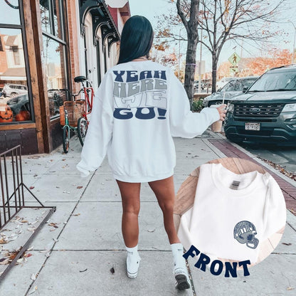 Vintage Dallas Football Sweatshirt, Retro Dallas Texas Crewneck, Game Day Pullover, Football Sunday Shirt, Dallas Fan Gift