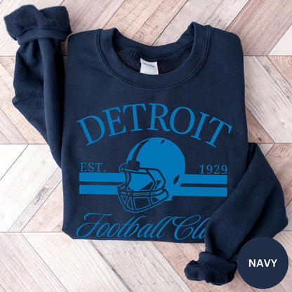 Detroit Football Lion Mascot Sweatshirt, Detroit Football Tee, Detroit Football Shirt, Detroit Sweater, Sunday Football, Tailgate Game Day