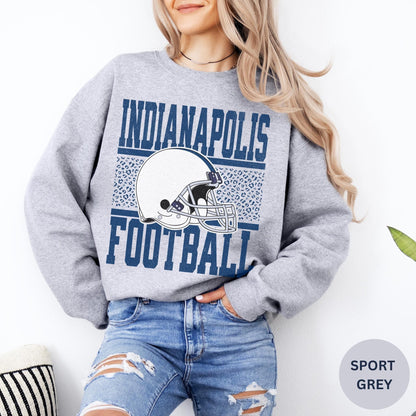 Indianapolis Football Sweatshirt, Trendy Indianapolis Football Fan Shirt, Indianapolis Game Day Shirt, Indianapolis Shirt