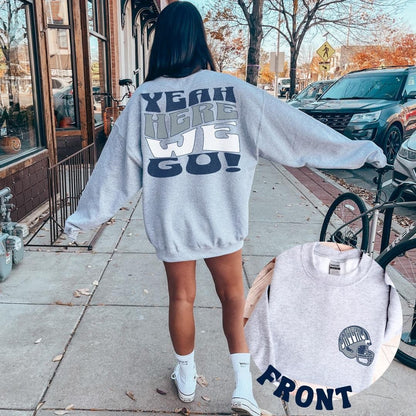 Vintage Dallas Football Sweatshirt, Retro Dallas Texas Crewneck, Game Day Pullover, Football Sunday Shirt, Dallas Fan Gift