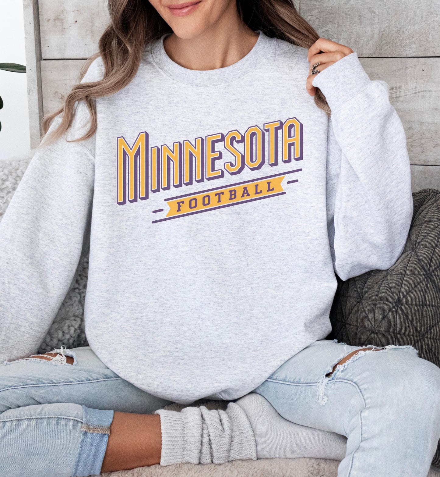 Minnesota Football Sweatshirt, Trendy Minnesota Football Fan Shirt, Minnesota Game Day Shirt, Trendy MN Sweatshirt, Fan Gift, Game Day Shirt