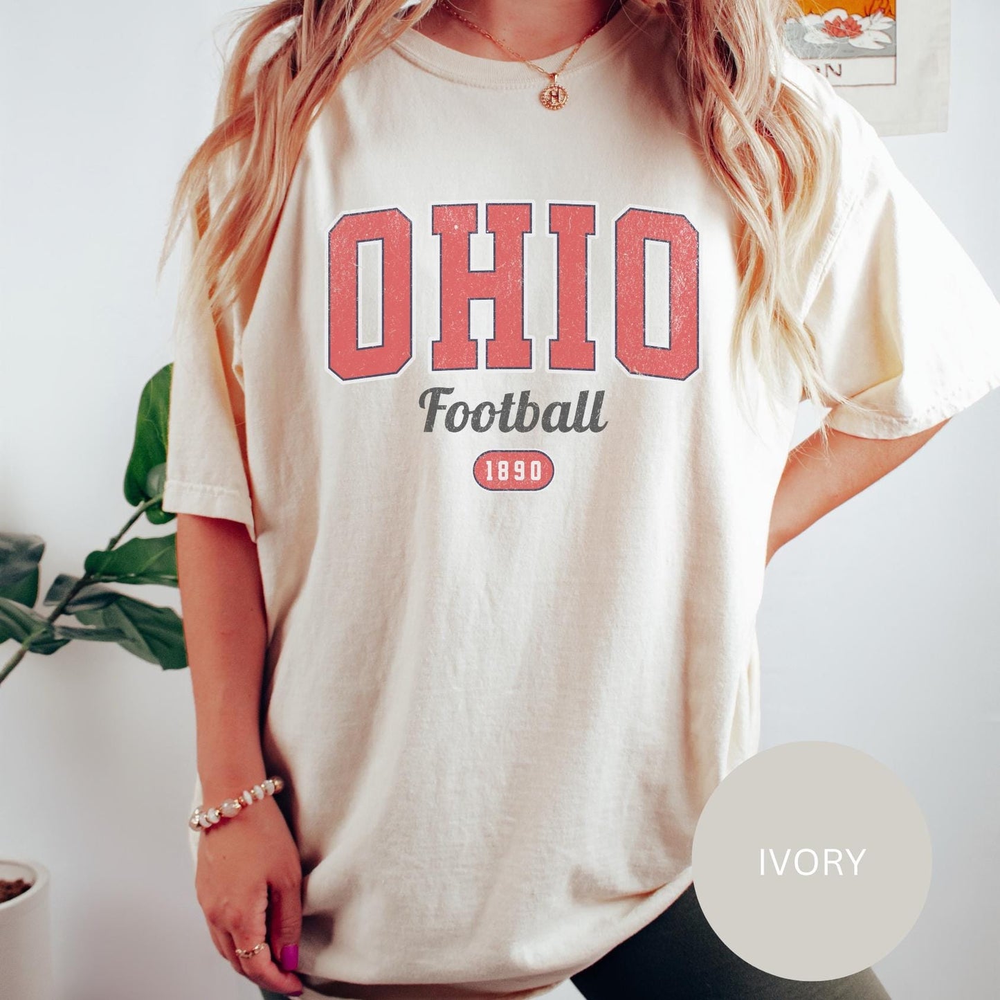 Ohio Football Shirt OH Womens Football Ohio Sweatshirt Retro Game Day Outfit Vintage OH Saturdays Shirt Retro Ohio Preppy Sorority sweater