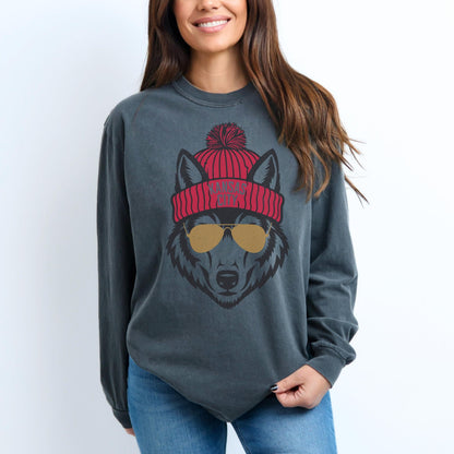 Kansas City Wolf Comfort Colors Long Sleeve T-Shirt