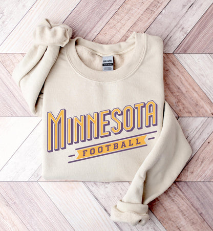 Minnesota Football Sweatshirt, Trendy Minnesota Football Fan Shirt, Minnesota Game Day Shirt, Trendy MN Sweatshirt, Fan Gift, Game Day Shirt