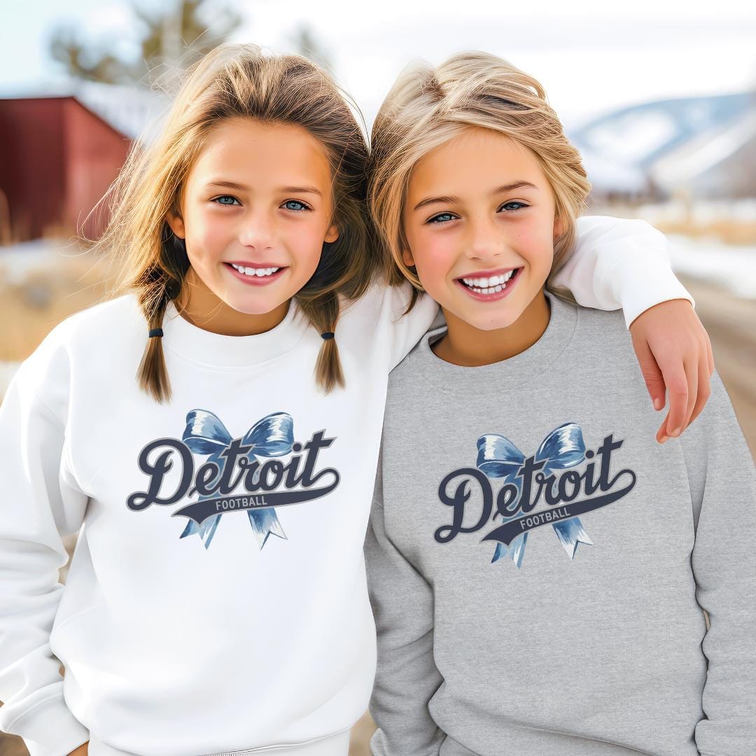 Detroit Football Youth Sweatshirt, Detroit Football Tee, Teen Lion Mascot Shirt, Detroit Football Shirt, Detroit Sweater, Sunday Game Day