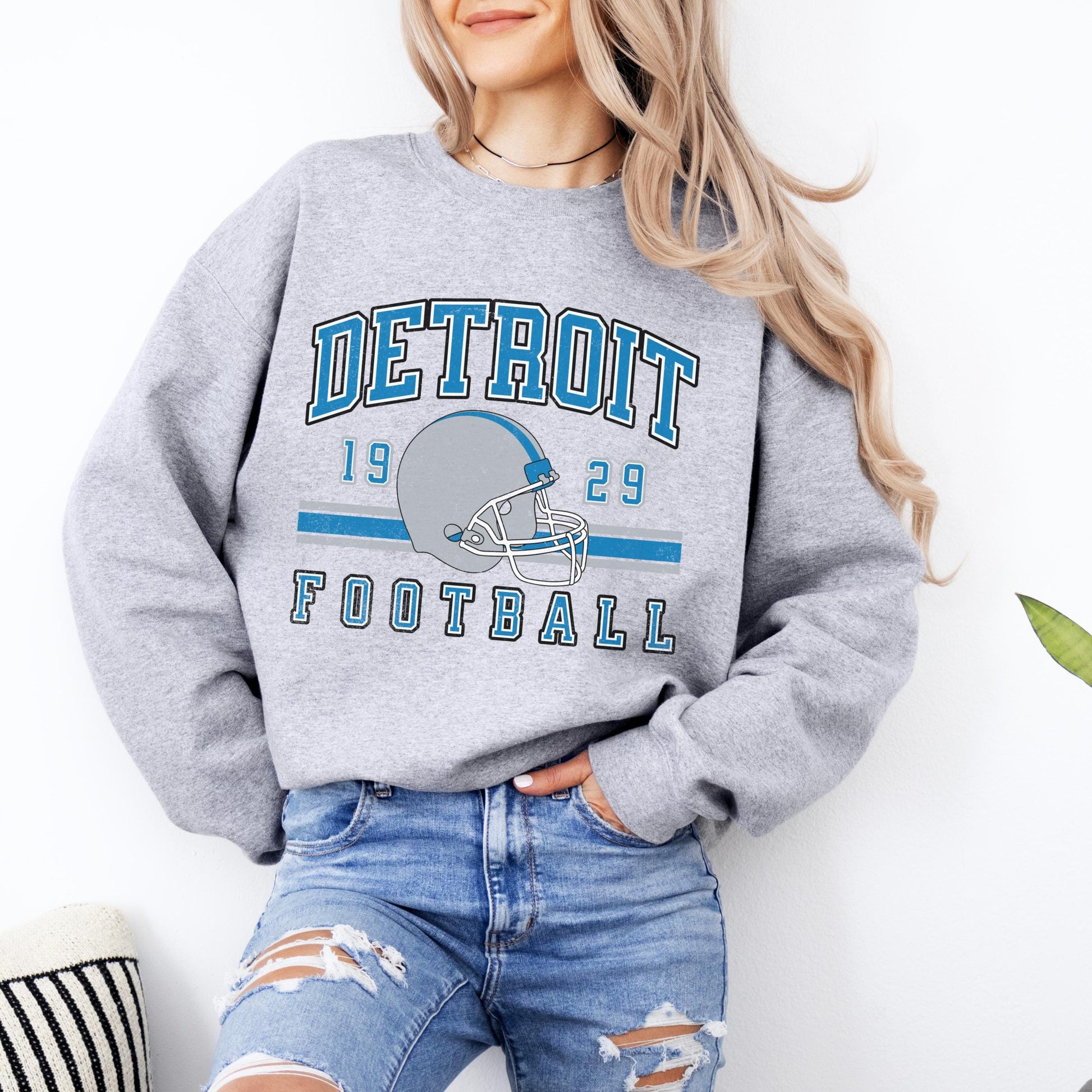 Detroit Football Sweatshirt, Detroit Football Tee, Lion Mascot, Detroit Football Shirt, Detroit Sweater, Sunday Football, Tailgate Game Day
