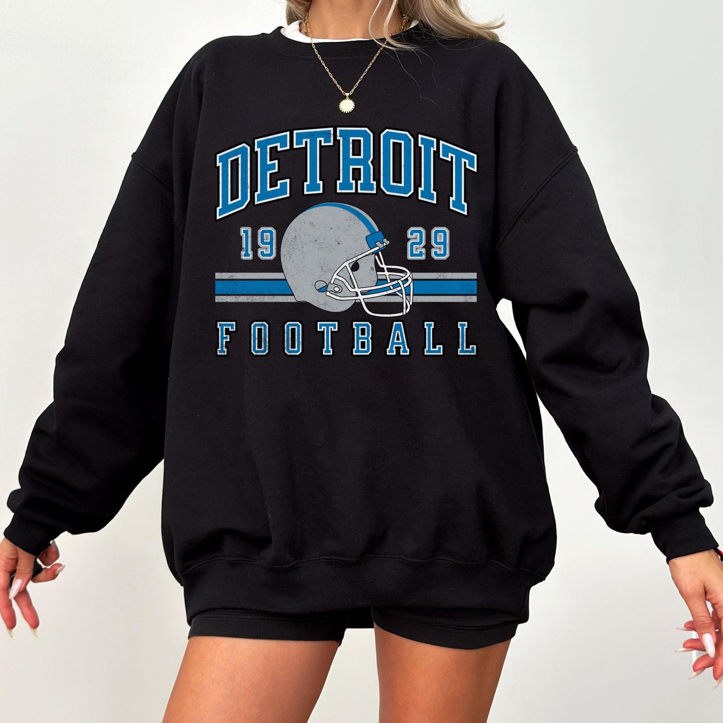 Detroit Football Sweatshirt, Detroit Football Tee, Lion Mascot, Detroit Football Shirt, Detroit Sweater, Sunday Football, Tailgate Game Day