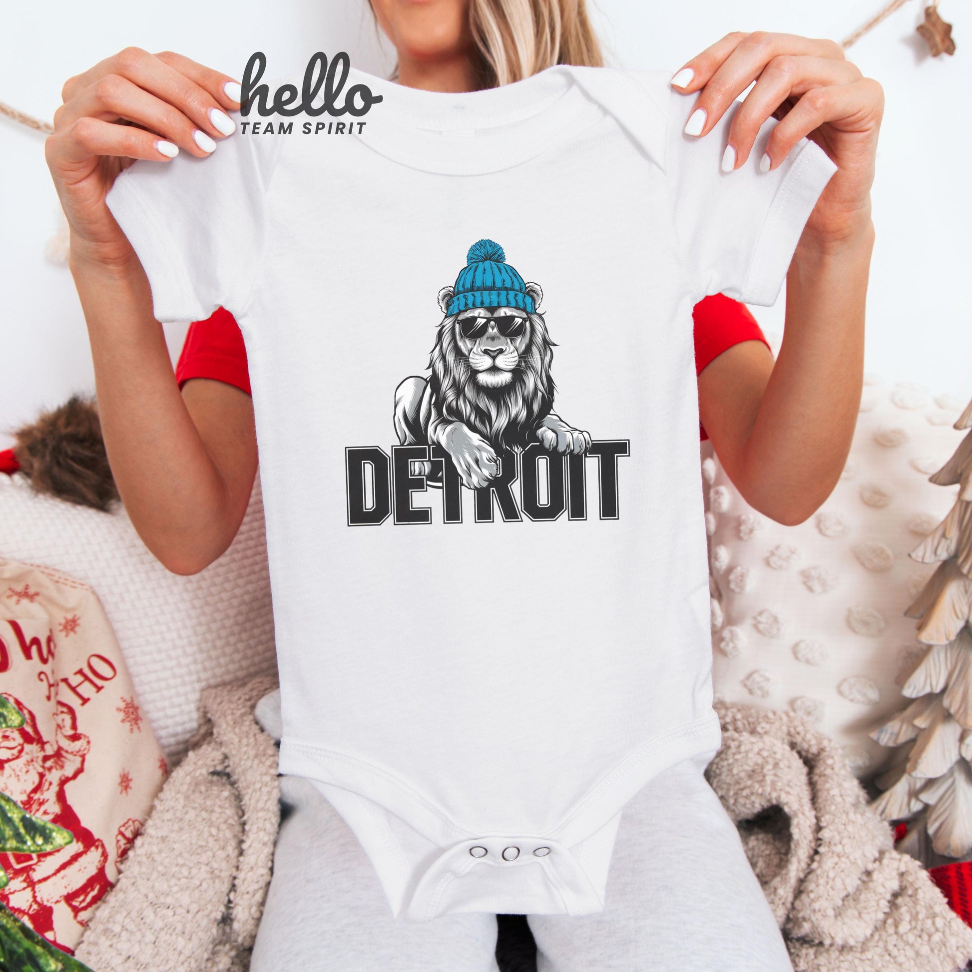 Cute Detroit Onesie, Football Toddler Lion Shirt, Kid Game Day T-Shirt, Funny Detroit Tee, Infant Lion Bodysuit, Football Baby Lion Apparel