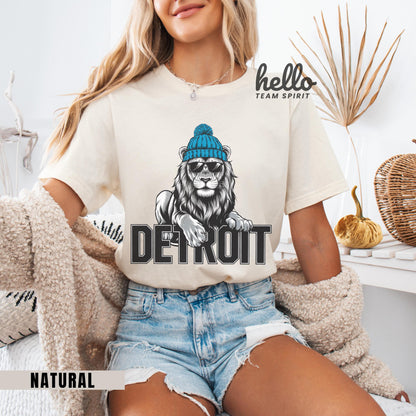 Cute Detroit Onesie, Football Toddler Lion Shirt, Kid Game Day T-Shirt, Funny Detroit Tee, Infant Lion Bodysuit, Football Baby Lion Apparel