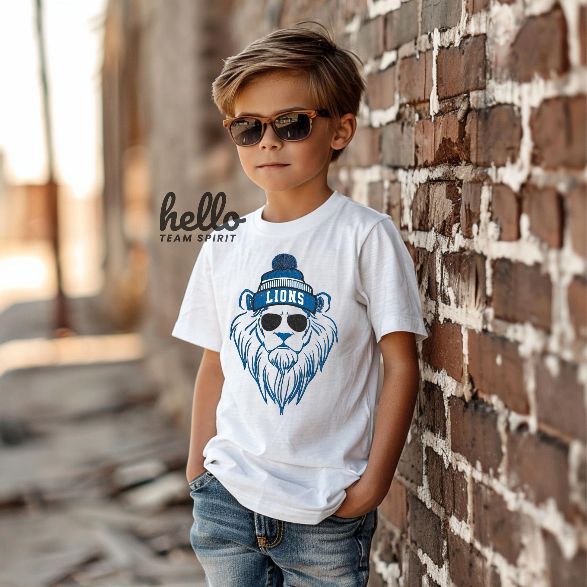 Cute Detroit Onesie, Football Toddler Lion Shirt, Kid Game Day T-Shirt, Funny Detroit Tee, Infant Lion Bodysuit, Football Baby Lion Apparel