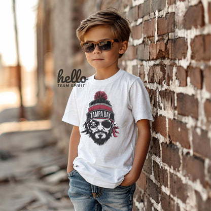 Tampa Bay Football Onesie, Toddler And Youth Shirts, Baby Tampa Bay Sports Gear, Kids Football Game Day T-Shirt, Baby Buccaneer Onesie