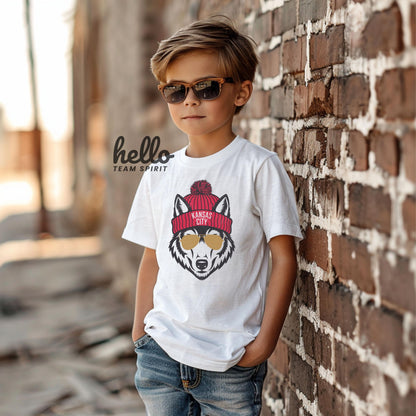 Kansas City Football Onesie, Toddler And Youth Shirts, Baby Sports Gear, Kid Game Day T-Shirt, Girly Kansas City Top, Vintage Chief Tees